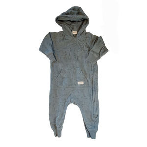 Newbie hooded romper forest animals 6-9m